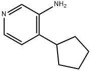 3-AMINO-4-CYCLOPENTYLPYRIDINE 结构式