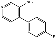 4-(4-氟苯基)吡啶-3-胺 结构式