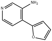 3-AMINO-4-(2-FURYL)PYRIDINE 结构式