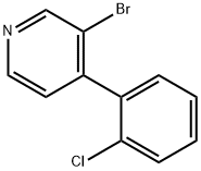 3-Bromo-4-(2-chlorophenyl)pyridine 结构式