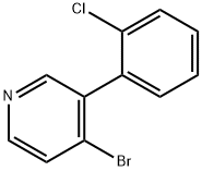 4-Bromo-3-(2-chlorophenyl)pyridine 结构式