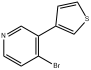 4-Bromo-3-(3-thienyl)pyridine 结构式