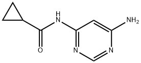 N-(6-AMINO-4-PYRIMIDINYL)CYCLOPROPANECARBOXAMIDE 结构式