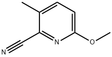 2-氰基-3-甲基-6-甲氧基吡啶 结构式