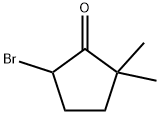 5-bromo-2,2-dimethylcyclopentan-1-one 结构式