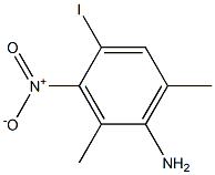 4-iodo-2,6-dimethyl-3-nitroaniline 结构式