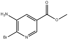 methyl 5-amino-6-bromonicotinate 结构式
