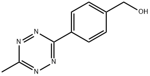 (4-(6-甲基-1,2,4,5-四嗪-3-基)苯基)甲醇 结构式