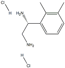 (1R)-1-(2,3-DIMETHYLPHENYL)ETHANE-1,2-DIAMINE DIHYDROCHLORIDE 结构式