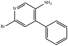 2-Bromo-5-amino-4-phenylpyridine 结构式