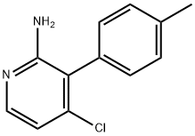 2-Amino-4-chloro-3-(4-tolyl)pyridine 结构式