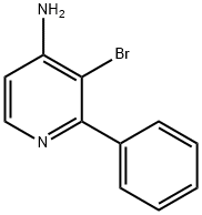 3-BROMO-2-PHENYLPYRIDIN-4-AMINE 结构式