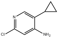 2-氯-5-环丙基吡啶-4-胺 结构式