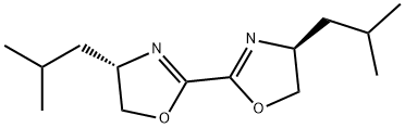 (4S,4'S)-4,4'-二异丁基-4,4',5,5'-四氢-2,2'-联恶唑 结构式
