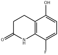 8-氟-5-羟基-3,4-二氢喹啉-2(1H)-酮 结构式