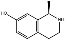 (1R)-1-methyl-1,2,3,4-tetrahydroisoquinolin-7-ol 结构式