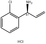 (1S)-1-(2-CHLOROPHENYL)PROP-2-EN-1-AMINE HCL 结构式