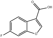 6-氟苯并呋喃-3-羧酸 结构式