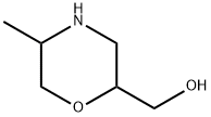 (5-甲基吗啉-2-基)甲醇 结构式