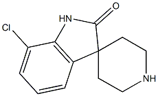 7-氯螺[二氢吲哚-3,4'-哌啶]-2-酮 结构式