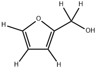 糠醇-D5 结构式