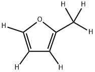 2-甲基呋喃-D6 结构式