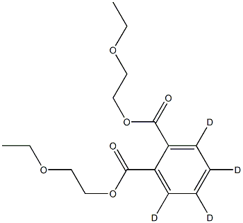 邻苯二甲酸双(2-甲氧基)乙酯-D4 结构式