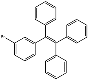 (2-(3-溴苯基)乙烯-1,1,2-三基)三苯 结构式
