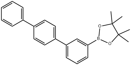 2-[1,1'4',1''-三联苯]-3-基-硼酸频哪醇酯 结构式