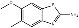 6-methoxy-5-methylbenzo[d]thiazol-2-amine 结构式