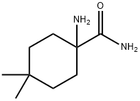 1-氨基-4,4-二甲基环己烷-1-甲酰胺 结构式