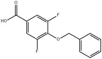 4-(苄氧基)-3,5-二氟苯甲酸 结构式