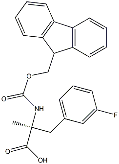 (2S)-2-({[(9H-fluoren-9-yl)methoxy]carbonyl}amino)-3-(3-fluorophenyl)-2-methylpropanoic acid