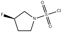 (R)-3-氟吡咯烷-1-磺酰氯 结构式