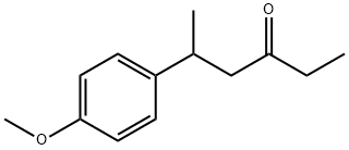 3-Hexanone, 5-(4-methoxyphenyl)- 结构式