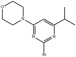 2-Bromo-4-morpholino-6-(iso-propyl)pyrimidine 结构式