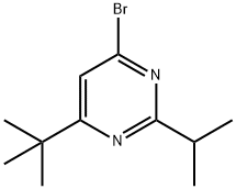 4-(tert-butyl)-6-bromo-2-(propan-2-yl)pyrimidine 结构式