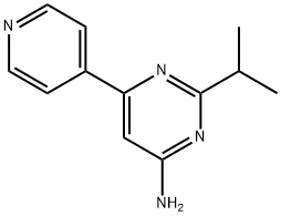 4-amino-2-(iso-propyl)-6-(pyridin-4-yl)-pyrimidine 结构式