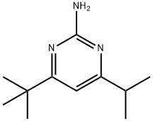 2-amino-4-(iso-propyl)-6-(tert-butyl)pyrimidine 结构式