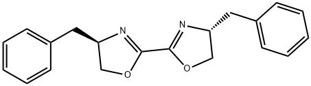 (4R,4'R)-4,4'-二苄基-4,4',5,5'-四氢-2,2'-双噁唑 结构式