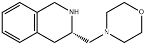 (S)-4-((1,2,3,4-tetrahydroisoquinolin-3-yl)methyl)morpholine 结构式