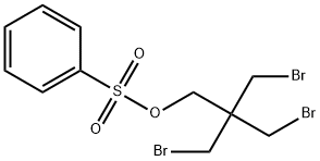 1-benzenesulfonyloxy-3-bromo-2,2-bis-bromomethyl-propane 结构式