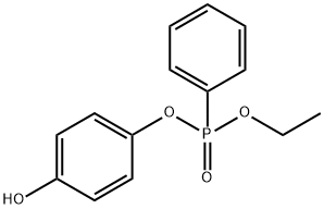 Ethyl 4-hydroxyphenyl phenylphosphonate 结构式