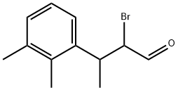2-BROMO-3-(2,3-DIMETHYLPHENYL)BUTANAL 结构式