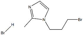 1-(3-溴丙基)-2-甲基-1H-咪唑氢溴酸盐 结构式