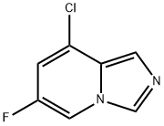 8-CHLORO-6-FLUOROIMIDAZO[1,5-A]PYRIDINE 结构式