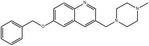 1-((6-(benzyloxy)naphthalen-3-yl)methyl)-4-methylpiperazine 结构式