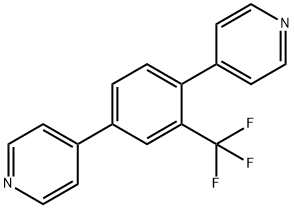 Pyridine, 4,4'-[2-(trifluoromethyl)-1,4-phenylene]bis- 结构式