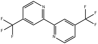 4,4'-二(三氟甲基)-2,2'-联吡啶 结构式