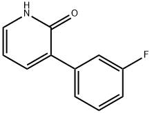 2-HYDROXY-3-(3-FLUOROPHENYL)PYRIDINE 结构式